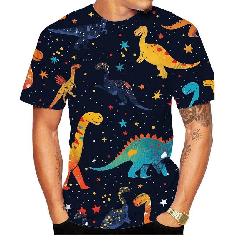 Cartoon Dinosaur Pattern T-Shirt For Men Animal 3D Printed Short Sleeve XXS
Cartoon Dinosaur Pattern T-Shirt For Men Animal 3D Printed Short Sleeve XXS