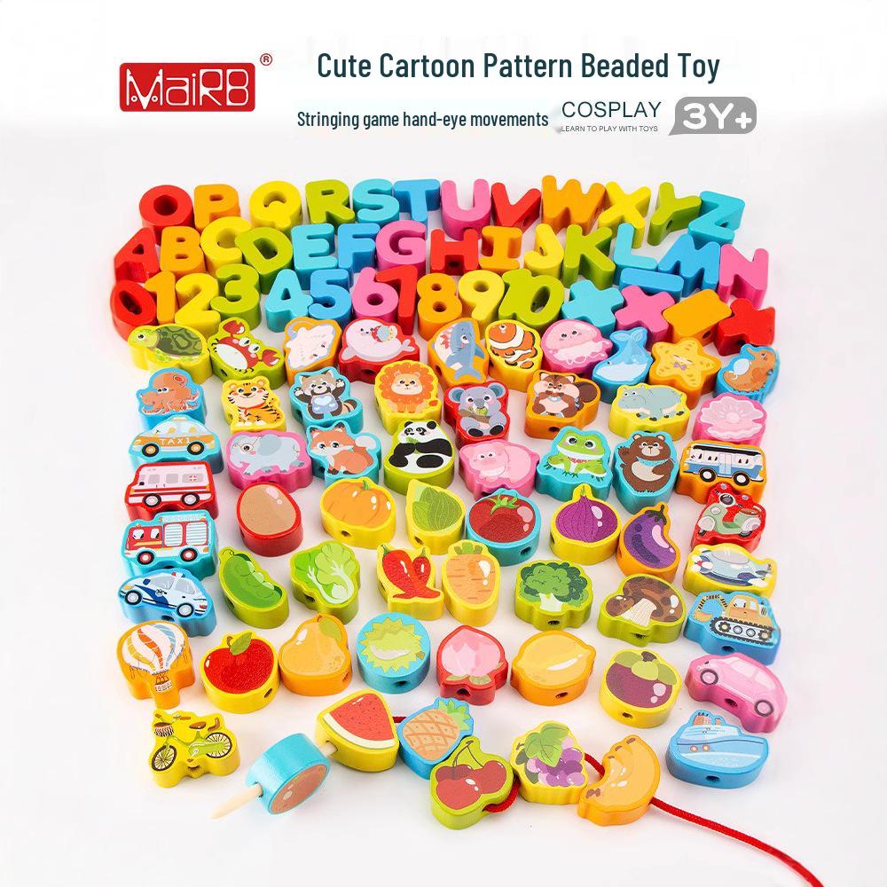 Toddler Beading & Stringing Puzzle: Hands-on Brain-Teasing Toy for Early Education, Ages 3-6
Toddler Beading & Stringing Puzzle: Hands-on Brain-Teasing Toy for Early Education, Ages 3-6