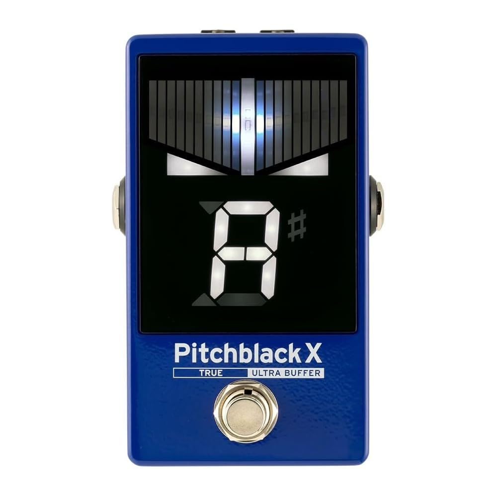 KORG Pitchblack X Pedal Tuner for Guitar/Bass, ±0.1 Cent High Accuracy, Ultra Buffer, True Bypass, DC Out, Strobe Tuning, Blue (PITCHBLACK PB-X BL)
KORG Pitchblack X Pedal Tuner for Guitar/Bass, ±0.1 Cent High Accuracy, Ultra Buffer, True Bypass, DC Out, Strobe Tuning, Blue (PITCHBLACK PB-X BL)