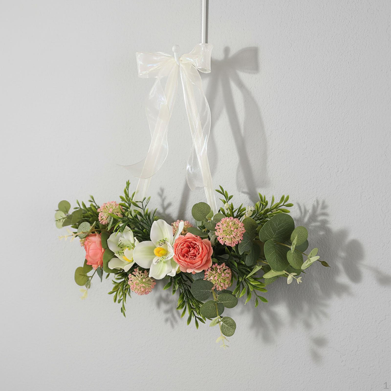 Artificial Floral Door Wreath, Hanging Iron Flower Wreath Ornament for Spring Atmosphere, Suitable JJ608
Artificial Floral Door Wreath, Hanging Iron Flower Wreath Ornament for Spring Atmosphere, Suitable JJ608