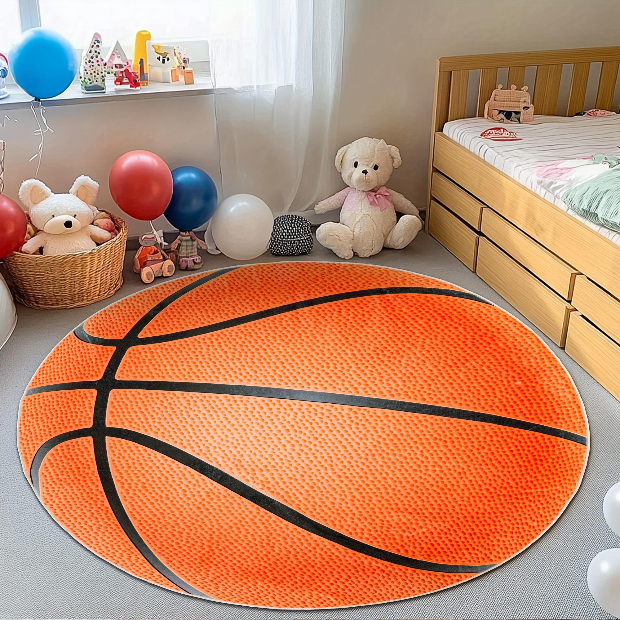 Basketball Round Bedroom Carpet Resistant Bedside Blanket Cute Cartoon Floor Chair Mat Rocking Chair Mat Mat Home Decoration 80x80cm
Basketball Round Bedroom Carpet Resistant Bedside Blanket Cute Cartoon Floor Chair Mat Rocking Chair Mat Mat Home Decoration 80x80cm