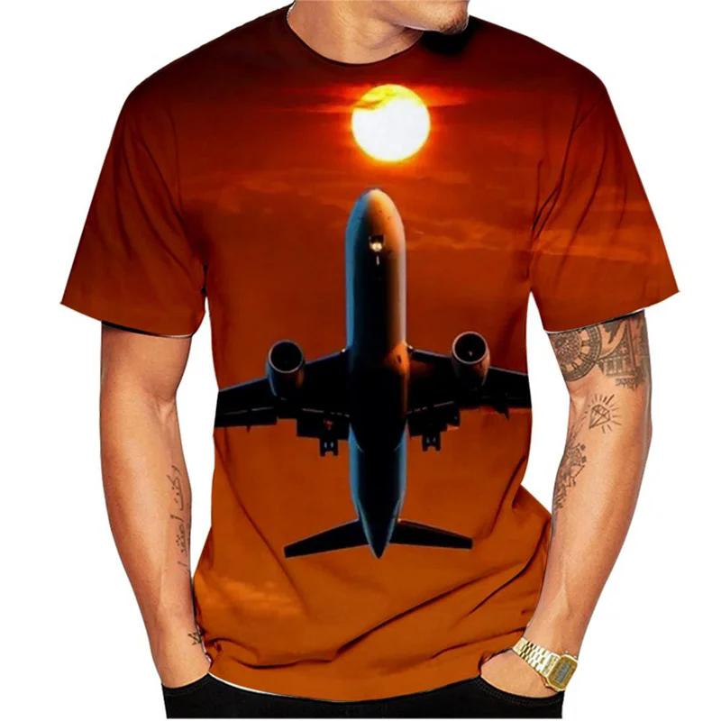 Summer new men s T-shirt 3D printed short sleeved airplane pattern fashion trend round neck XXS
Summer new men s T-shirt 3D printed short sleeved airplane pattern fashion trend round neck XXS