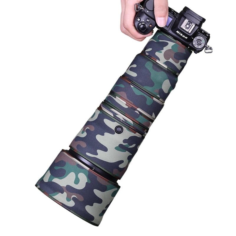 SUPBIG Waterproof Material Lens Protective Cover for NIKON Z 600mm F6.3 VR S Telephoto Lens Coat Lens Camouflage Protective Cover Elastic Structure
SUPBIG Waterproof Material Lens Protective Cover for NIKON Z 600mm F6.3 VR S Telephoto Lens Coat Lens Camouflage Protective Cover Elastic Structure
