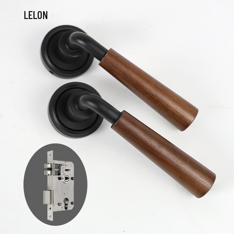 Vintage French Walnut Magnetic Door Handle with Silent Lock for Bedrooms
Vintage French Walnut Magnetic Door Handle with Silent Lock for Bedrooms