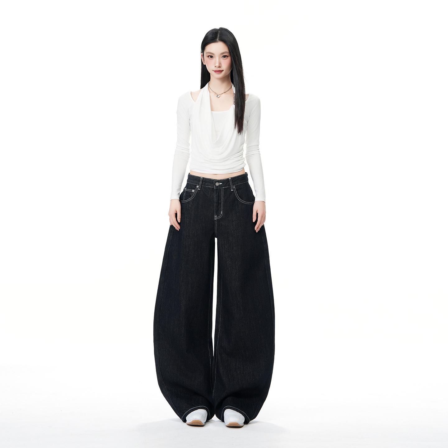 Women s Non-Sticky Wide-Leg Jeans: Spring Loose, Curved Style, Slim-Fit Pants XL
Women s Non-Sticky Wide-Leg Jeans: Spring Loose, Curved Style, Slim-Fit Pants XL