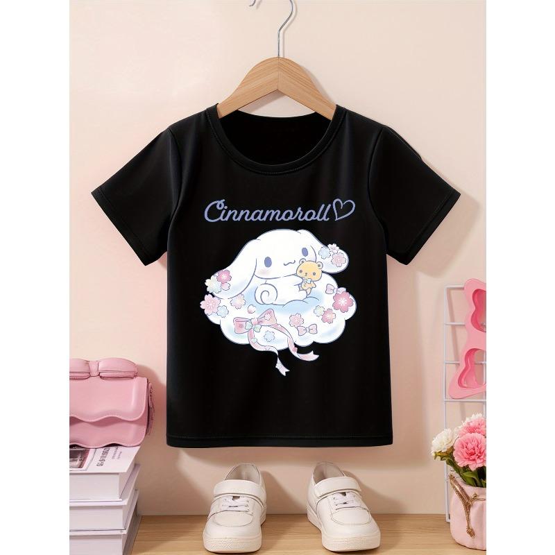 European sizes Soft Short Sleeve T-Shirt Featuring Adorable Character Print, Ideal for Spring and Summer, Casual Look, Breathable Fabric 98cm чёрный
European sizes Soft Short Sleeve T-Shirt Featuring Adorable Character Print, Ideal for Spring and Summer, Casual Look, Breathable Fabric 98cm чёрный