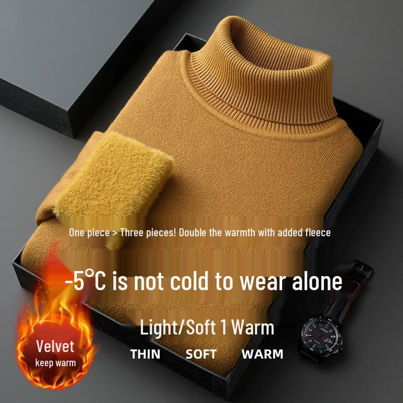 2025 Men s High Neck Wool Blend Plush Lined Knit Sweater - Autumn Winter Warmth XL (68-75 kg)
2025 Men s High Neck Wool Blend Plush Lined Knit Sweater - Autumn Winter Warmth XL (68-75 kg)