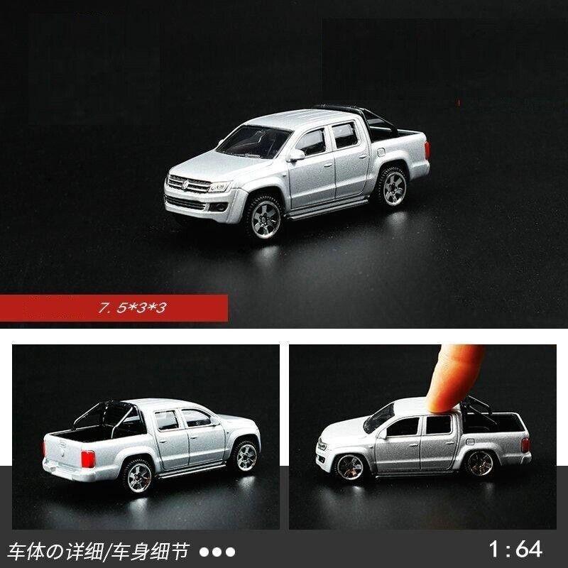 1:64 Серебряная модель пикапа Amarok, литая под давлением металлическая модель автомобиля BN
1:64 Серебряная модель пикапа Amarok, литая под давлением металлическая модель автомобиля BN