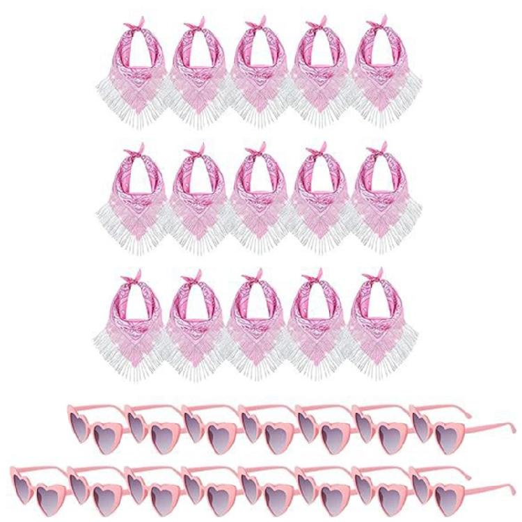 Rhinestones Fringed Bandana Set with Heart Shape Sunglasses Female Roleplay Scarf 1 рожевий
Rhinestones Fringed Bandana Set with Heart Shape Sunglasses Female Roleplay Scarf 1 рожевий