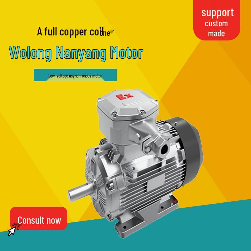 Wolong Nanyang IE3 High-Efficiency Low-Voltage Three-Phase Asynchronous Motor
Wolong Nanyang IE3 High-Efficiency Low-Voltage Three-Phase Asynchronous Motor