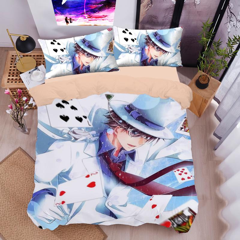 Anime Detective C-Conan Beding Set Pilowcase 2/3pcs Soft Duvet Cover Bed Linen Set Adult People Boy Conan Bedrom Decoration Children Gift 100*200cm Single
Anime Detective C-Conan Beding Set Pilowcase 2/3pcs Soft Duvet Cover Bed Linen Set Adult People Boy Conan Bedrom Decoration Children Gift 100*200cm Single