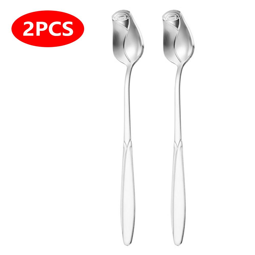 Длинная ручка чайная ложка из нержавеющей стали роза смешивание совок необычные чайные ложки для меда салат чай кофе ложки кухонные принадлежности
Длинная ручка чайная ложка из нержавеющей стали роза смешивание совок необычные чайные ложки для меда салат чай кофе ложки кухонные принадлежности