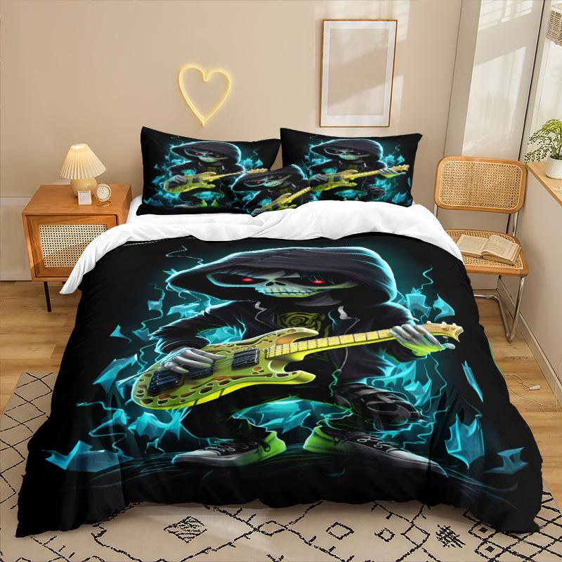 Fashion technology,3D digital printed bedding, duvet covers, pillowcases 90 * 200 two-piece set
Fashion technology,3D digital printed bedding, duvet covers, pillowcases 90 * 200 two-piece set