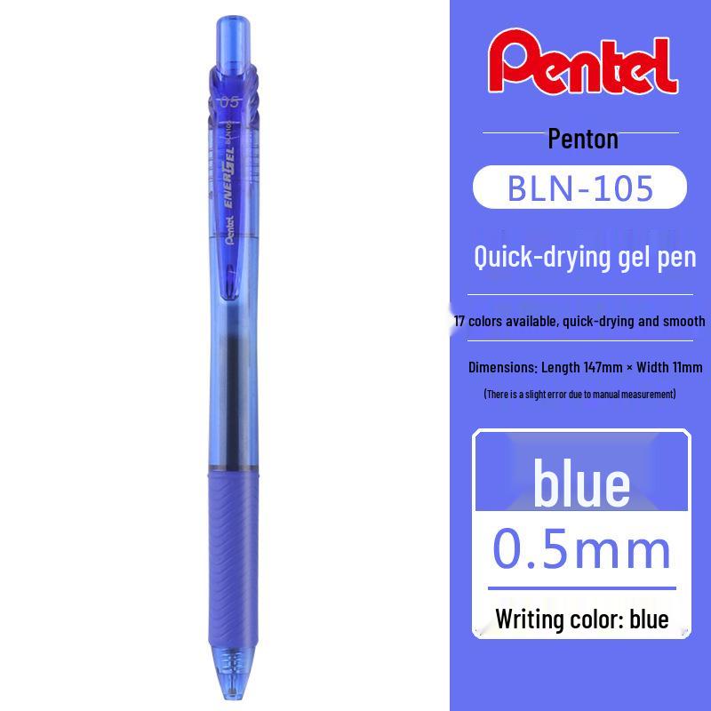 Pentel Fast-Drying Black Click Pen, Needle-Tip, Student Use, Colored Signature Ink 0.5mm
Pentel Fast-Drying Black Click Pen, Needle-Tip, Student Use, Colored Signature Ink 0.5mm
