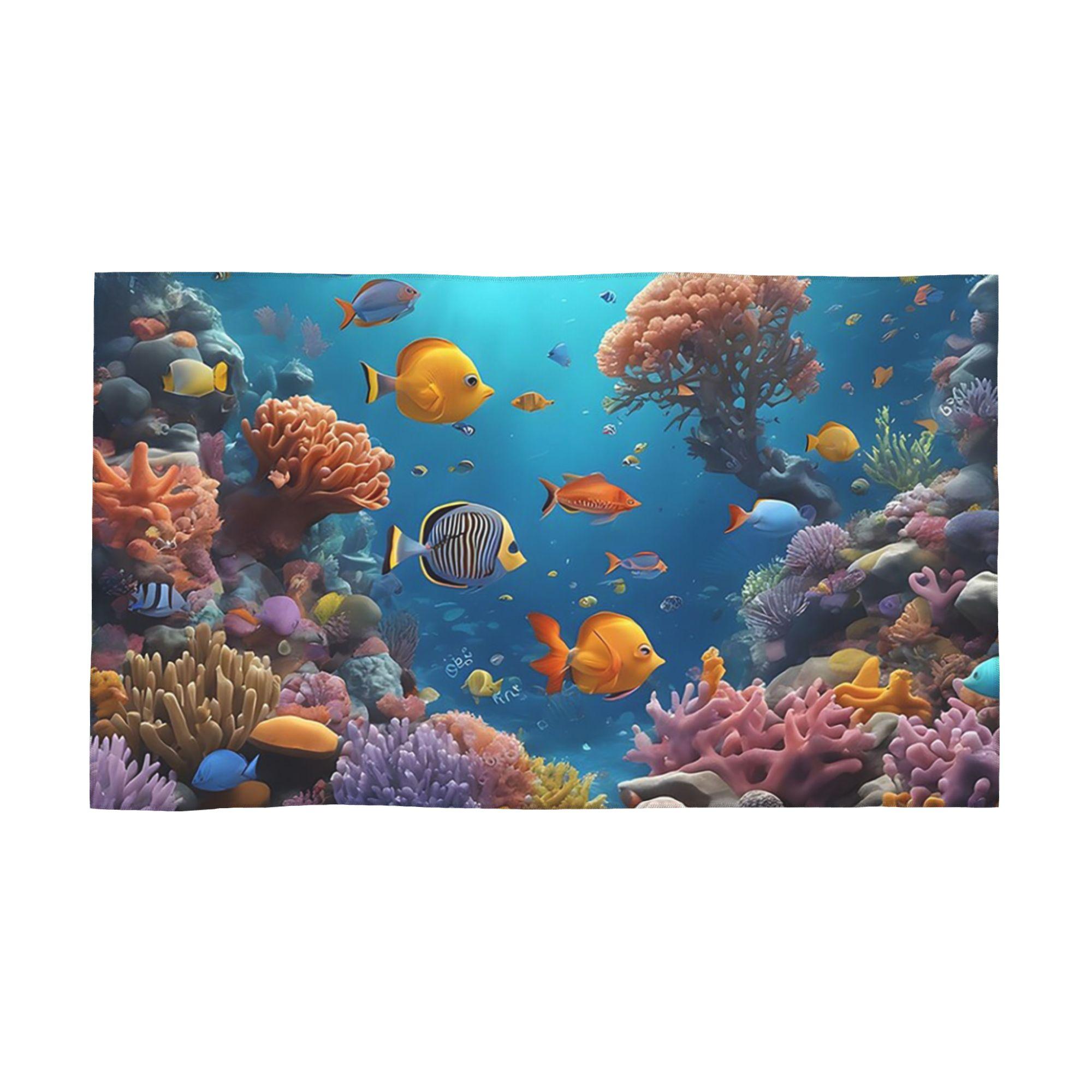 Underwater world with coral reef Corals And Tropical Fish Soft Face Towel Quick Dry Pool Bath Cotton Towels Breathable W30*H60(CM)
Underwater world with coral reef Corals And Tropical Fish Soft Face Towel Quick Dry Pool Bath Cotton Towels Breathable W30*H60(CM)