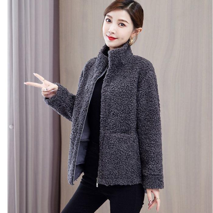 Women s Coffee Color Fleece Jacket - Chinese Style, Double-Sided, Plus Velvet, Thick Warmth, Stand Collar Hoodie for Autumn/Winter 2XL сірий колір
Women s Coffee Color Fleece Jacket - Chinese Style, Double-Sided, Plus Velvet, Thick Warmth, Stand Collar Hoodie for Autumn/Winter 2XL сірий колір