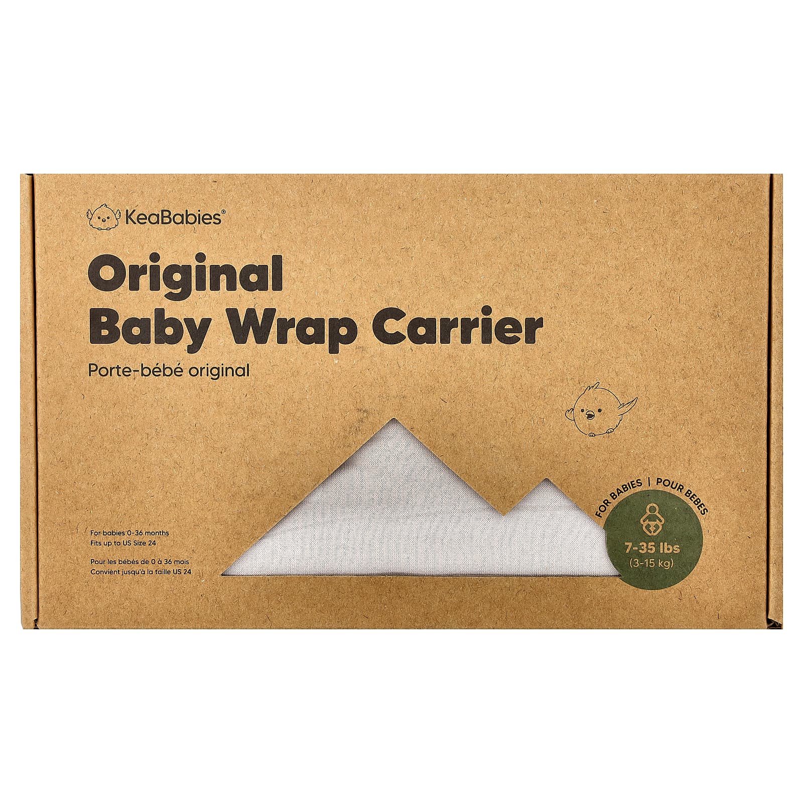 KeaBabies Оригинальный слинг-шарф, портативная поддержка, 0-36 месяцев, каменно-серый, 1 шт.
KeaBabies Оригинальный слинг-шарф, портативная поддержка, 0-36 месяцев, каменно-серый, 1 шт.