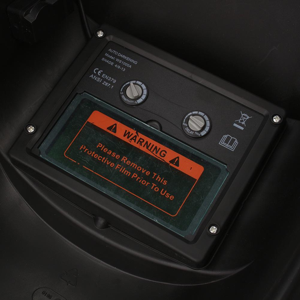 Сварочная маска-шлем с автоматическим затемнением, работающая на солнечной энергии, для сварщиков белый
Сварочная маска-шлем с автоматическим затемнением, работающая на солнечной энергии, для сварщиков белый