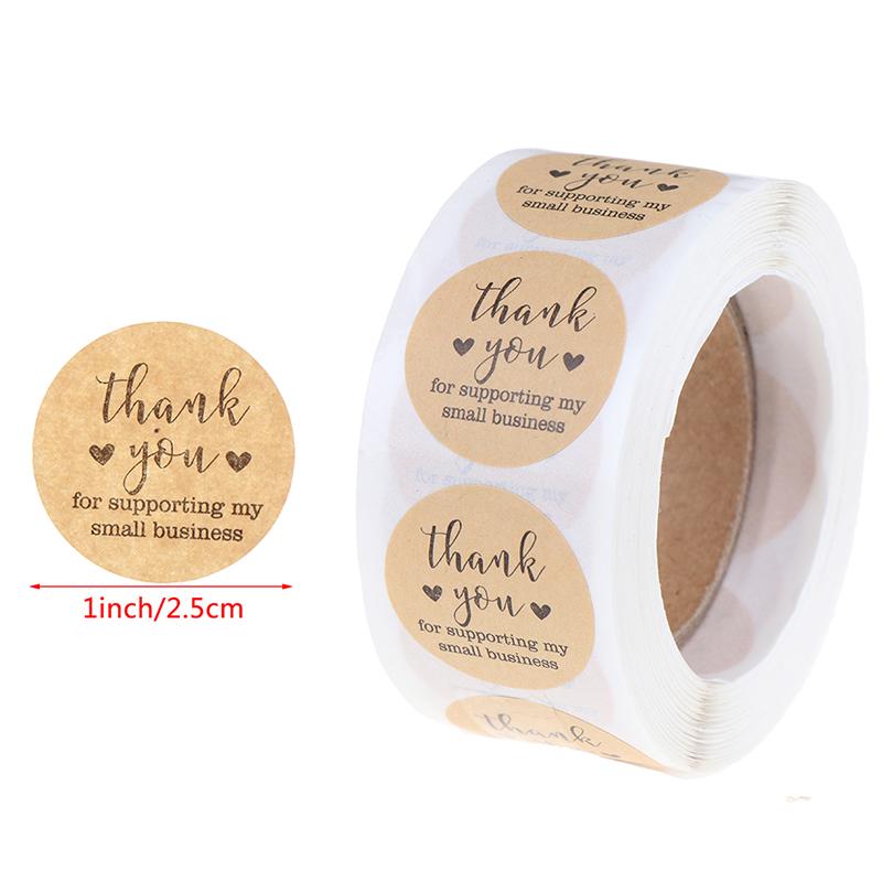 500Pcs/Roll Handmade Thank You Stickers Paper Label Round Stationery Decor one size
500Pcs/Roll Handmade Thank You Stickers Paper Label Round Stationery Decor one size