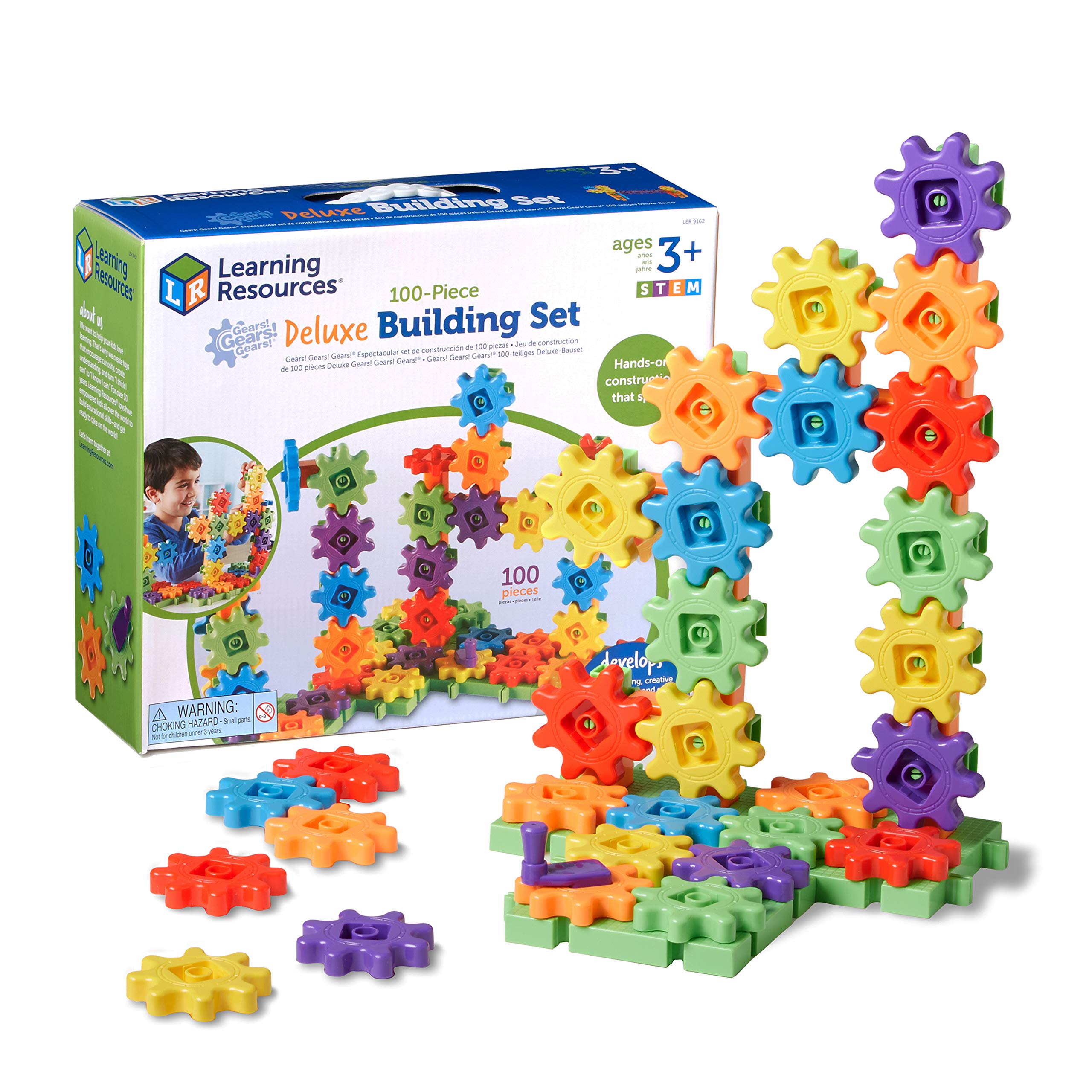 Learning Resources Building Set Colorful Gear Block Set LER 9162 Gears! Gears! Gears! (R) Beginner’s Beginner’s
Learning Resources Building Set Colorful Gear Block Set LER 9162 Gears! Gears! Gears! (R) Beginner’s Beginner’s