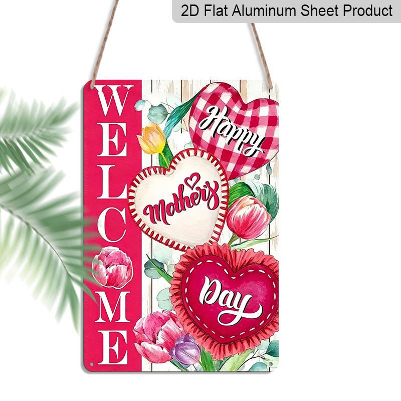 2D Flat, 1pc Vintage Metal Wall Art Sign Welcome Happy Mother s Day - 8*12 Inch Aluminium Rustic Home Porch Decor, Entryway Wall Art, Sweet Gift 20*30cm
2D Flat, 1pc Vintage Metal Wall Art Sign Welcome Happy Mother s Day - 8*12 Inch Aluminium Rustic Home Porch Decor, Entryway Wall Art, Sweet Gift 20*30cm
