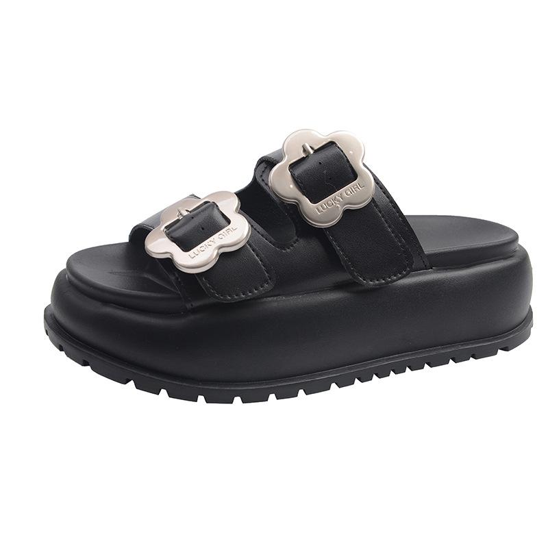Muffin platform casual vintage sandals for summer 2025 new double-breasted metal buckle fashion Roman slip-flops 40
Muffin platform casual vintage sandals for summer 2025 new double-breasted metal buckle fashion Roman slip-flops 40
