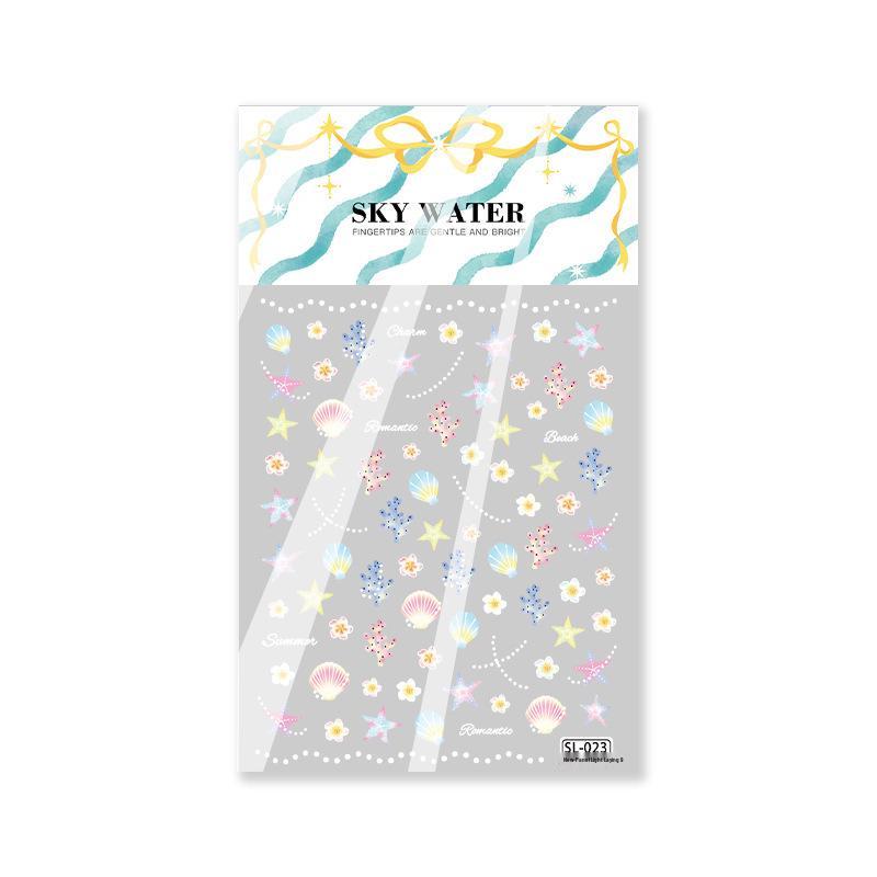 Sky2025 Seashell Starfish Nail Stickers: Super Sparkly & Cute Adhesive Designs Sky Blue Starfish Shell
Sky2025 Seashell Starfish Nail Stickers: Super Sparkly & Cute Adhesive Designs Sky Blue Starfish Shell
