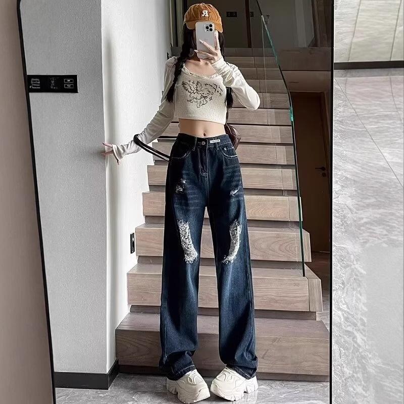 Women s High Waist Loose Straight Leg Jeans - Petite Wide Leg Floor Length, Spring/Autumn 2025 Edition S
Women s High Waist Loose Straight Leg Jeans - Petite Wide Leg Floor Length, Spring/Autumn 2025 Edition S
