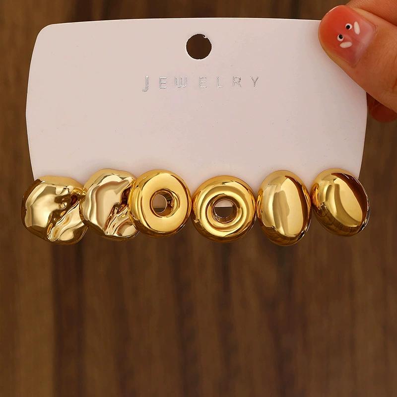 New Spiral Water Droplet C-Shape Earrings for Women Tear Drop Earrings Set Metal Geometric Circle Trendy Spice Girls Ear Zircon
New Spiral Water Droplet C-Shape Earrings for Women Tear Drop Earrings Set Metal Geometric Circle Trendy Spice Girls Ear Zircon