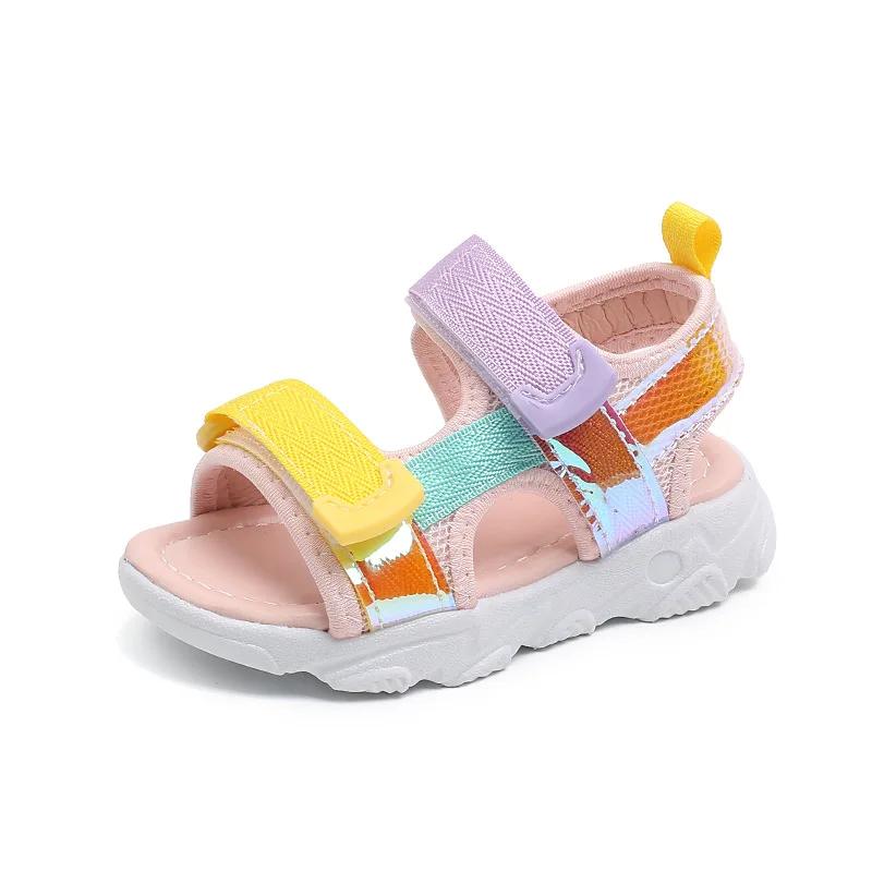 Summer Children Sport Sandals Breathable Mesh Soft Bottom Baby Girls Boys Shoes Colorful Reflective PU Leather Shoes Kids G04243 21 розовый
Summer Children Sport Sandals Breathable Mesh Soft Bottom Baby Girls Boys Shoes Colorful Reflective PU Leather Shoes Kids G04243 21 розовый