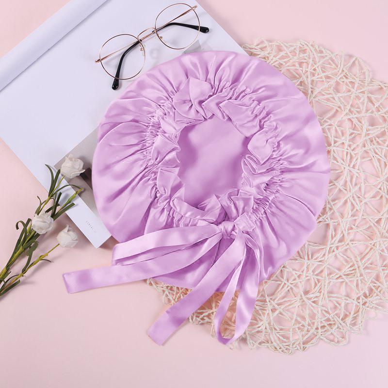 Двухслойная шапочка для сна из шелка тутового дерева для женщин - Уход за волосами и послеродовая защита
Двухслойная шапочка для сна из шелка тутового дерева для женщин - Уход за волосами и послеродовая защита