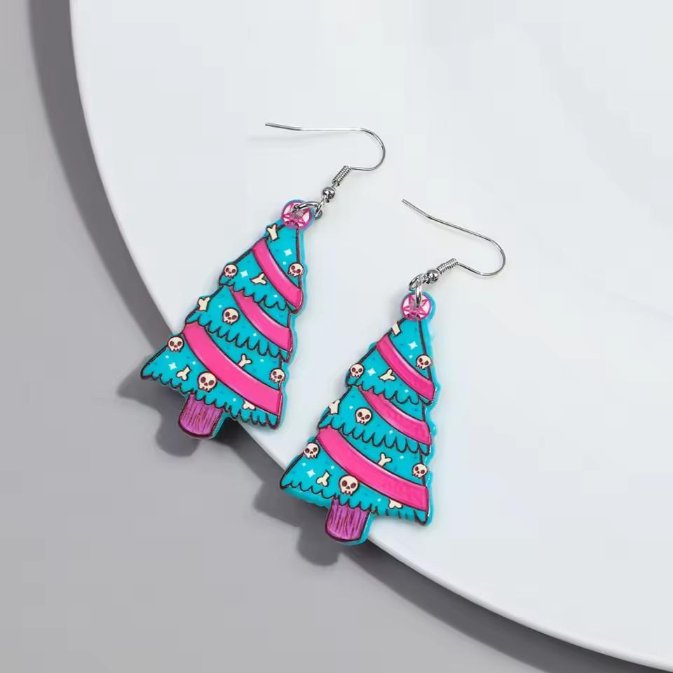 Fashion Acrylic Christmas Tree Drop Earrings for Women Girls Creative Xmas Trees Candy Pendant Earring Funny Jewelry Gift
Fashion Acrylic Christmas Tree Drop Earrings for Women Girls Creative Xmas Trees Candy Pendant Earring Funny Jewelry Gift