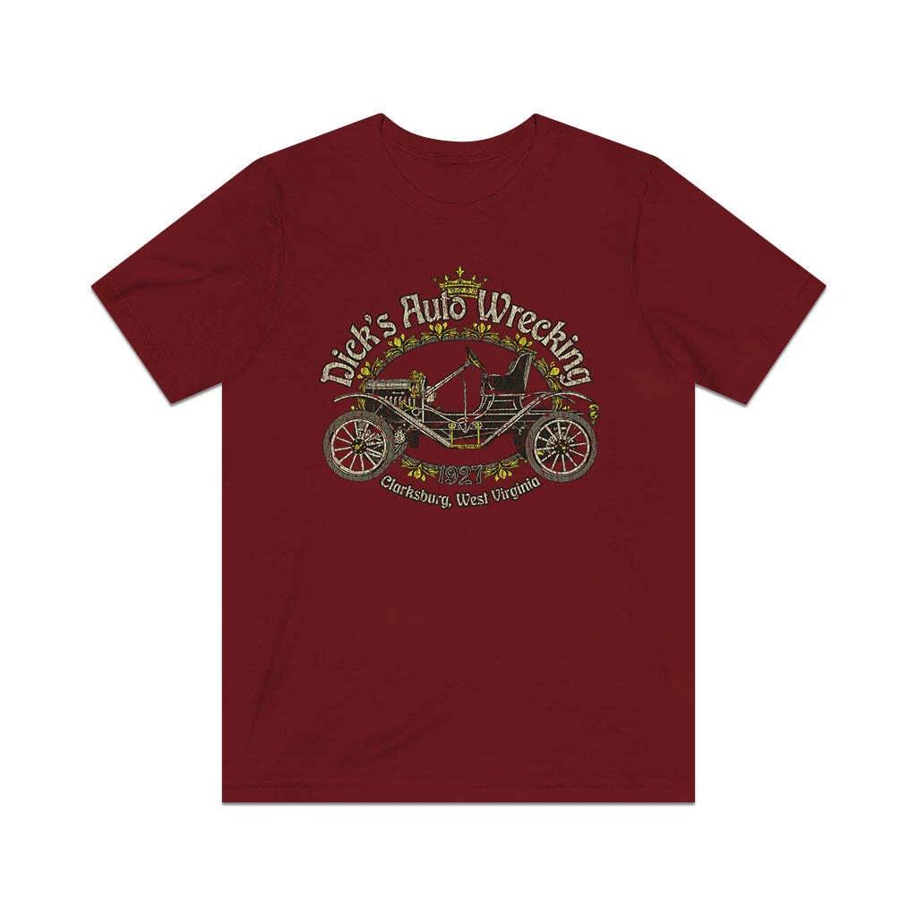 Dick’s Auto Wrecking 1927 Vintage Men s T shirt 2XL
Dick’s Auto Wrecking 1927 Vintage Men s T shirt 2XL
