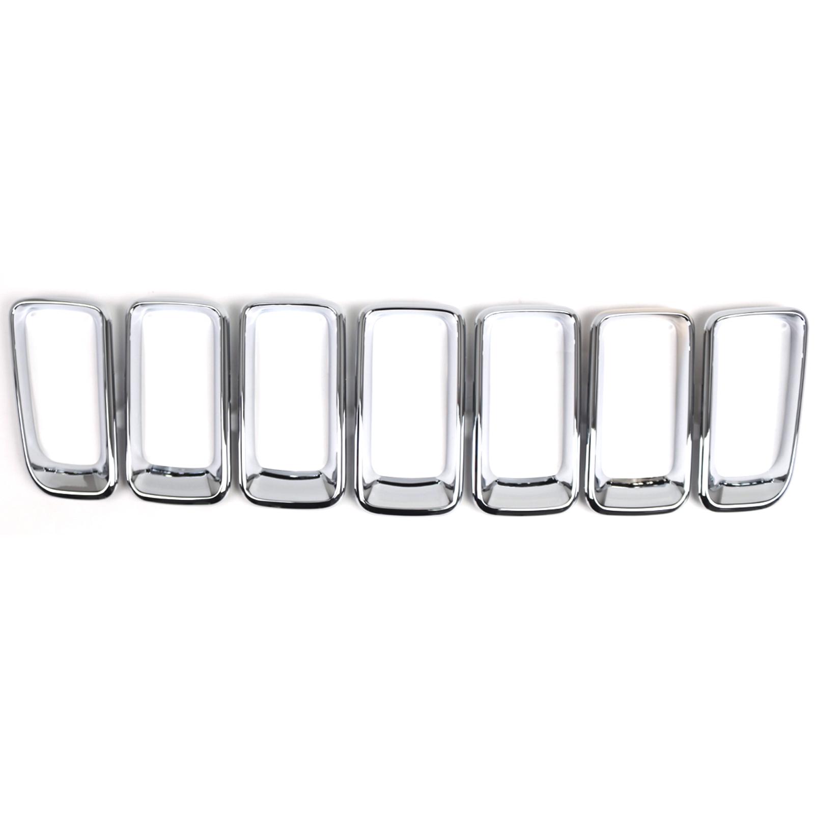 7pcs Front Grille Grill Insert Cover Frame Replacement for Jeep Compass from 2011 to 2016, 51137449207, 51137300589 Silver
7pcs Front Grille Grill Insert Cover Frame Replacement for Jeep Compass from 2011 to 2016, 51137449207, 51137300589 Silver