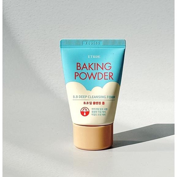ETUDE Baking Powder Cleansing Foam 3 Types (Pore / B.B Deep) 3. Mini 30g
ETUDE Baking Powder Cleansing Foam 3 Types (Pore / B.B Deep) 3. Mini 30g