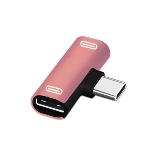 Адаптер Багатофункціональний Надійний Тип C до Сплаву USB Подвійний Розгалужувач-Конвертер Типу C рожевий колір золота
Адаптер Багатофункціональний Надійний Тип C до Сплаву USB Подвійний Розгалужувач-Конвертер Типу C рожевий колір золота