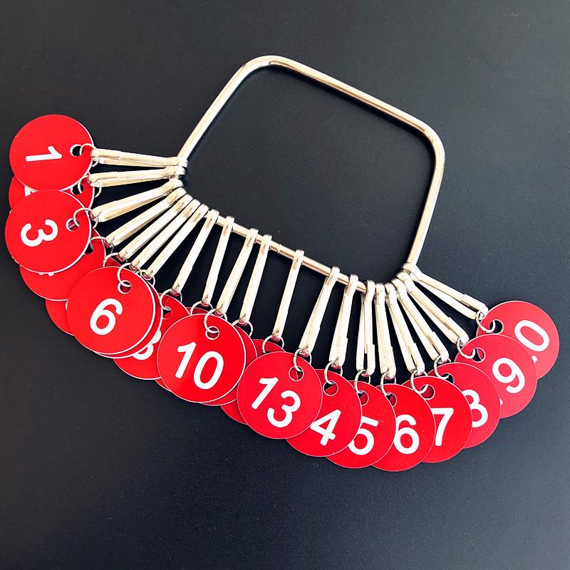 Large Multi-Hook Keychain with Label Tag for Key Management
Large Multi-Hook Keychain with Label Tag for Key Management