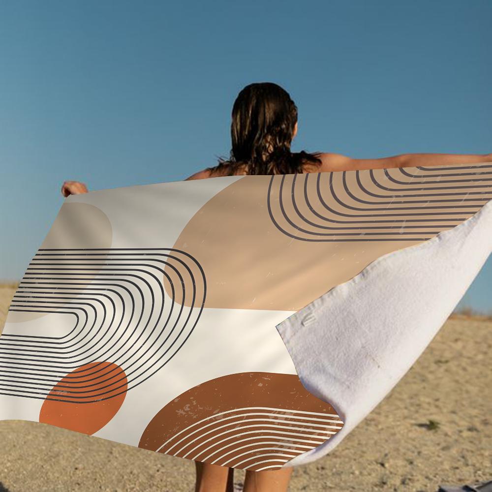 Cream Beige Striped Big Microfiber Beach Towels Quick Dry Towel Sand Beach Towels Pool Towel for Travel Swim Pool Yoga W30*H60(CM)
Cream Beige Striped Big Microfiber Beach Towels Quick Dry Towel Sand Beach Towels Pool Towel for Travel Swim Pool Yoga W30*H60(CM)
