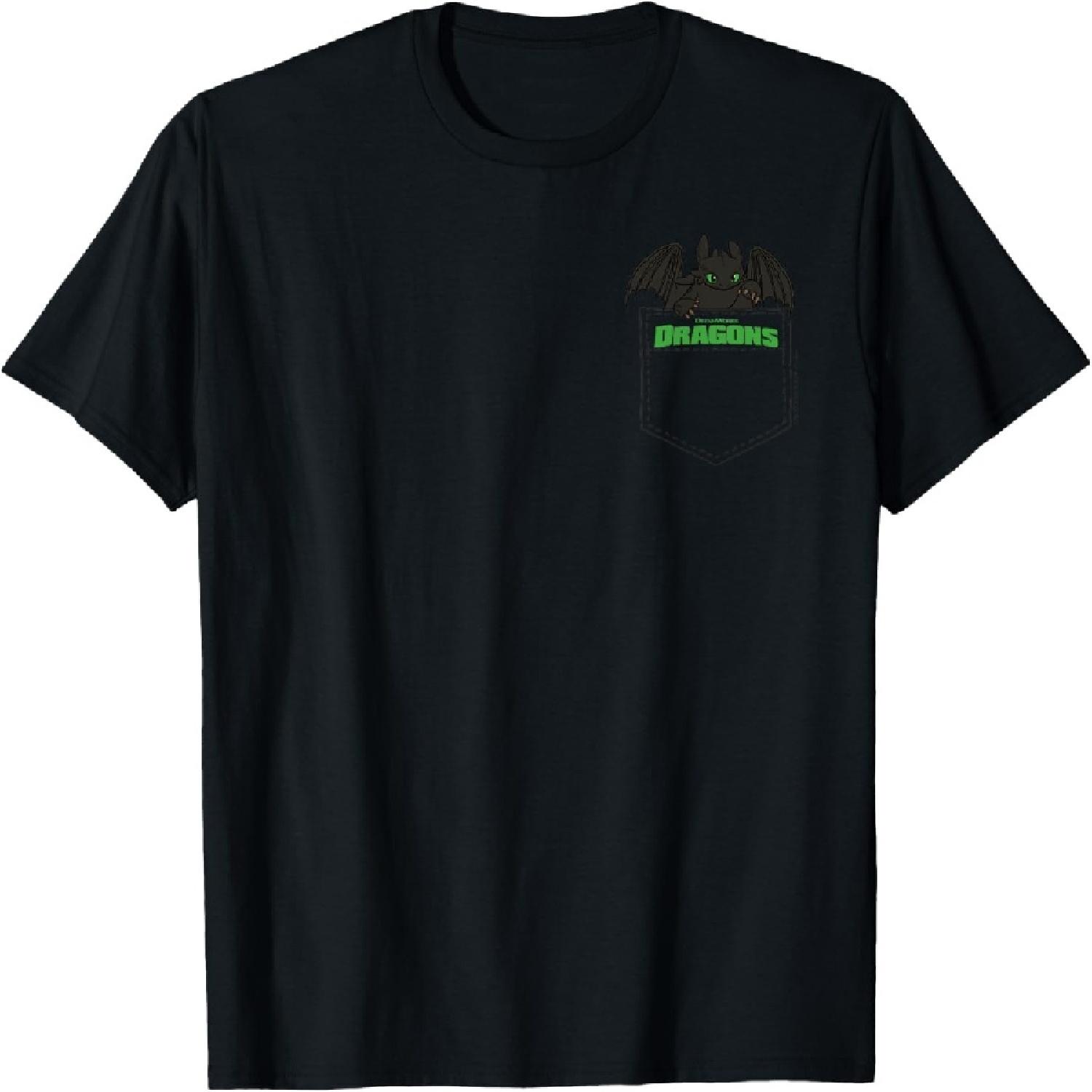DreamWorks Dragons Toothless in Your Faux Pocket T-Shirt XXXXXL чорний
DreamWorks Dragons Toothless in Your Faux Pocket T-Shirt XXXXXL чорний