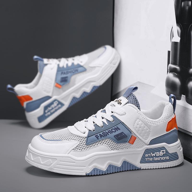 Мужские кроссовки лето 2024 года в стиле «тренд» из белой сетки: Дышащий и стильный 40 синий/белый
Мужские кроссовки лето 2024 года в стиле «тренд» из белой сетки: Дышащий и стильный 40 синий/белый