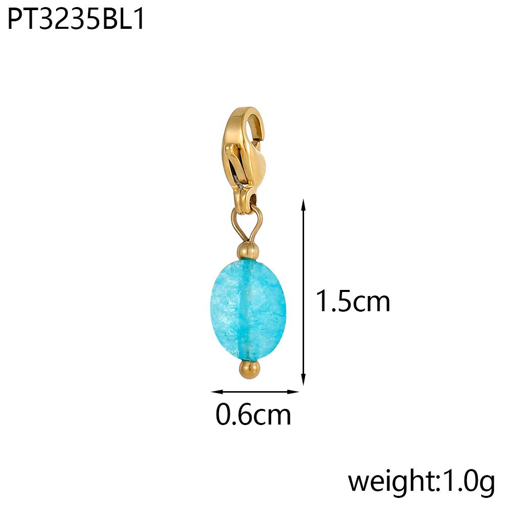 CARLIDANA Natural Stone Pendant Stainless Steel Charm Stainless Steel Pendant Gold Plated Necklace Clasp DIY Jewelry Accessory
CARLIDANA Natural Stone Pendant Stainless Steel Charm Stainless Steel Pendant Gold Plated Necklace Clasp DIY Jewelry Accessory