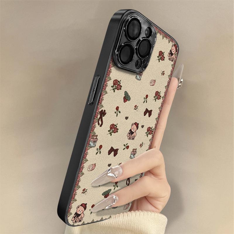 Rose bear for Apple 16e mobile phone case iPhone new niche high value apple 7
Rose bear for Apple 16e mobile phone case iPhone new niche high value apple 7