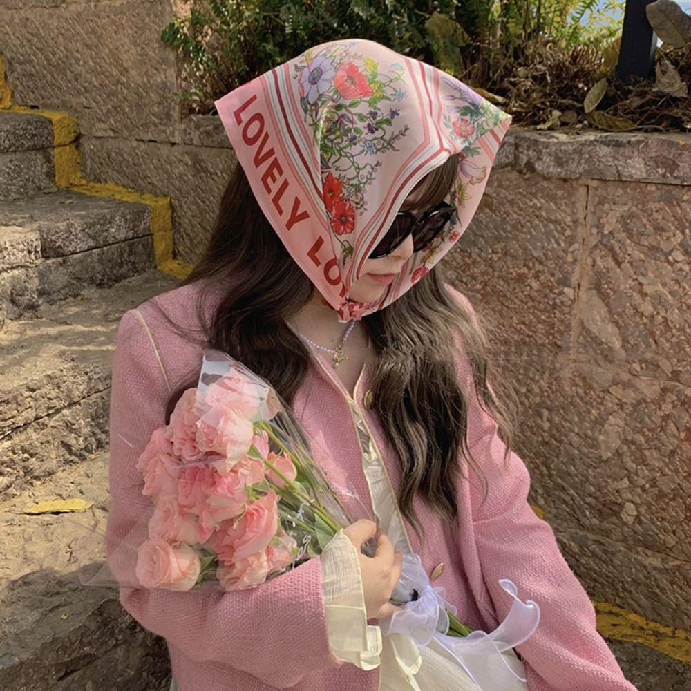 Beach Headbands Women Neckerchief Korean Headbands Floral Square Scarf Silk Satin Scarves
Beach Headbands Women Neckerchief Korean Headbands Floral Square Scarf Silk Satin Scarves