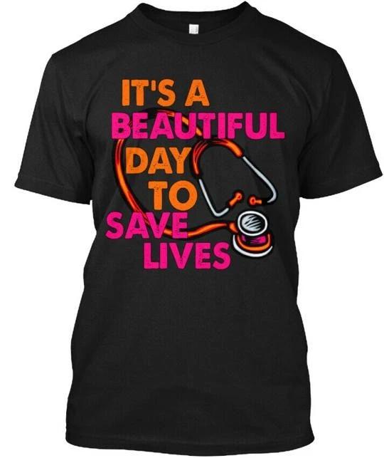 Cool Its A Beautiful Day To Save Lives TTshirt Made in the USA Size S to 5XL L
Cool Its A Beautiful Day To Save Lives TTshirt Made in the USA Size S to 5XL L