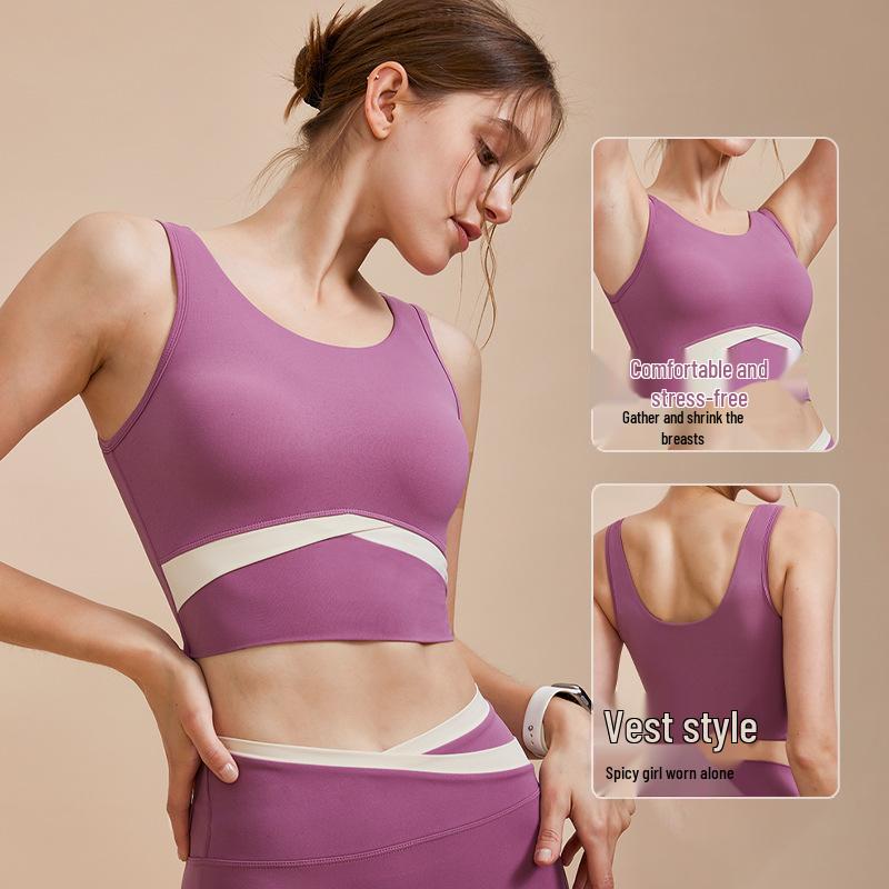 Color Block Sports Vest with Built-in Pads and Wide Straps for Yoga and Running XL
Color Block Sports Vest with Built-in Pads and Wide Straps for Yoga and Running XL