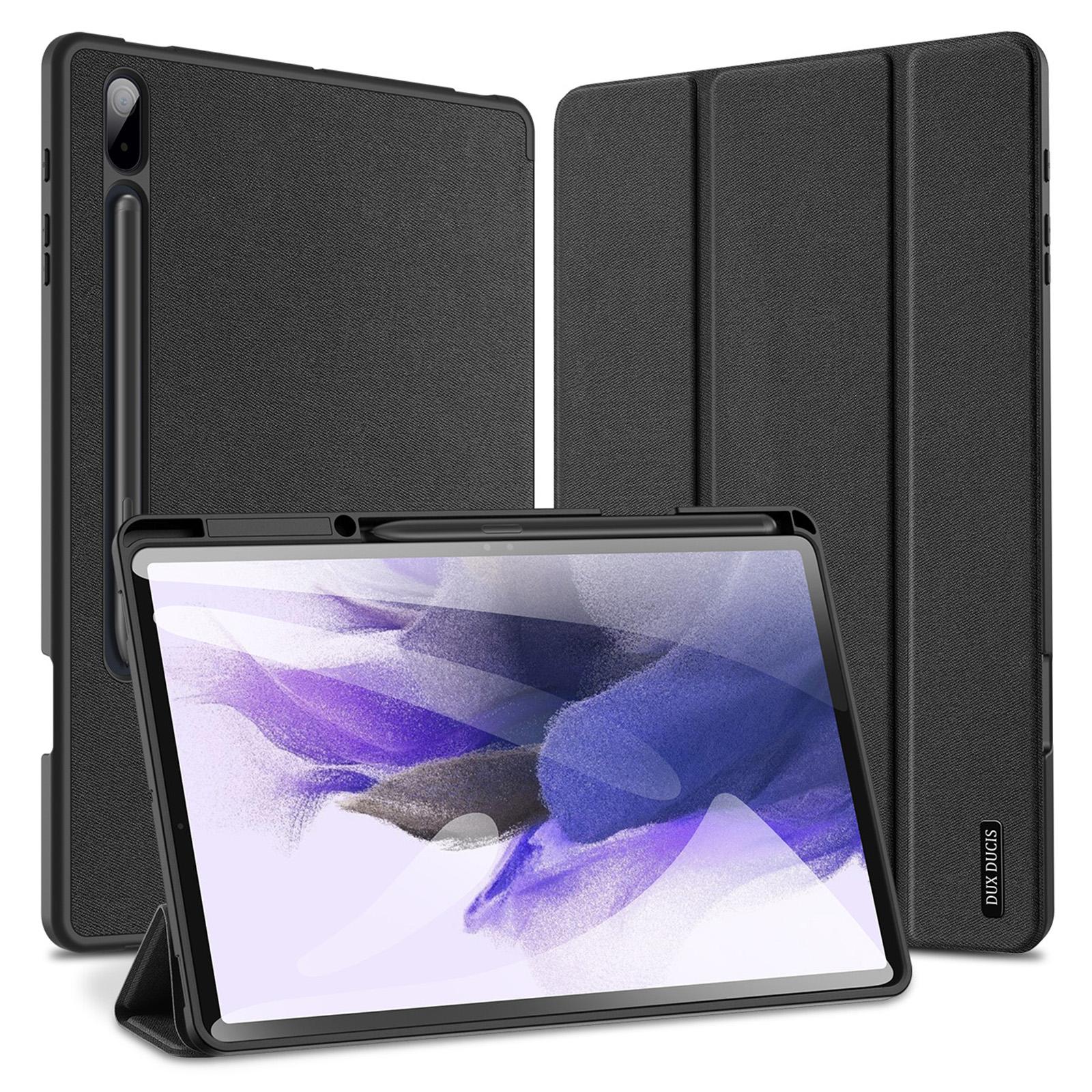 DUX DUCIS DOMO Series for Samsung Galaxy Tab S7+/S8+/S7 FE Tri-fold Stand PU Leather+TPU Auto Sleep/Wake Tablet Case Cover with Pen Slot Black
DUX DUCIS DOMO Series for Samsung Galaxy Tab S7+/S8+/S7 FE Tri-fold Stand PU Leather+TPU Auto Sleep/Wake Tablet Case Cover with Pen Slot Black