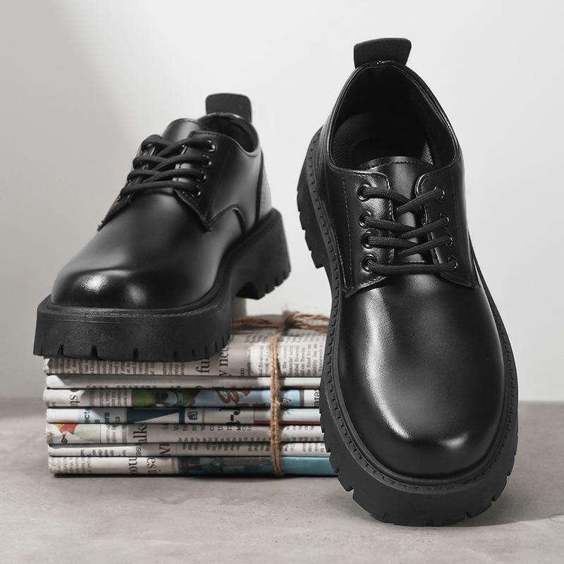 Autumn new men s business waterproof black leather shoes chef shoes men s versatile platform work shoes 38
Autumn new men s business waterproof black leather shoes chef shoes men s versatile platform work shoes 38