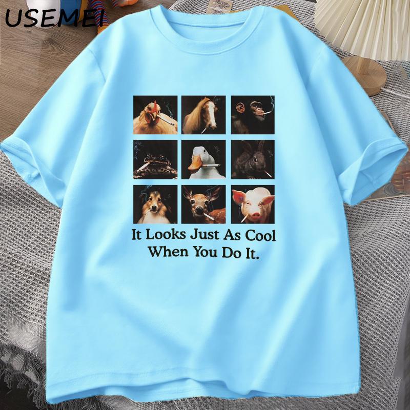 It Looks Just As Cool When You Do It Tshirt Unisex Women Cotton Short Sleeve Funny Meme T Shirt Unisex Casual Round Neck Tees L
It Looks Just As Cool When You Do It Tshirt Unisex Women Cotton Short Sleeve Funny Meme T Shirt Unisex Casual Round Neck Tees L