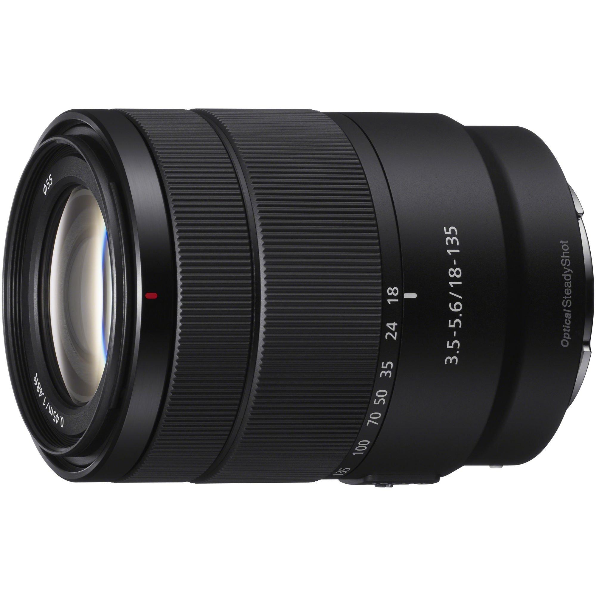 Sony high magnification zoom lens E 18-135mm F3.5-5.6 OSS for Sony E mount APS-C format only SEL18135
Sony high magnification zoom lens E 18-135mm F3.5-5.6 OSS for Sony E mount APS-C format only SEL18135