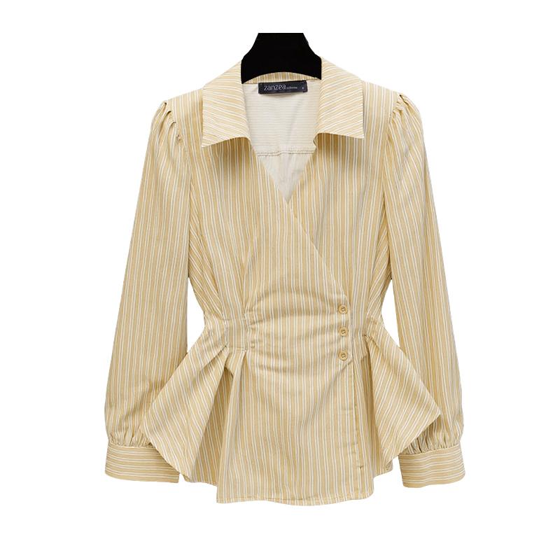 ZANZEA Женская классическая блузка в полоску с длинным рукавом 5XL хаки
ZANZEA Женская классическая блузка в полоску с длинным рукавом 5XL хаки